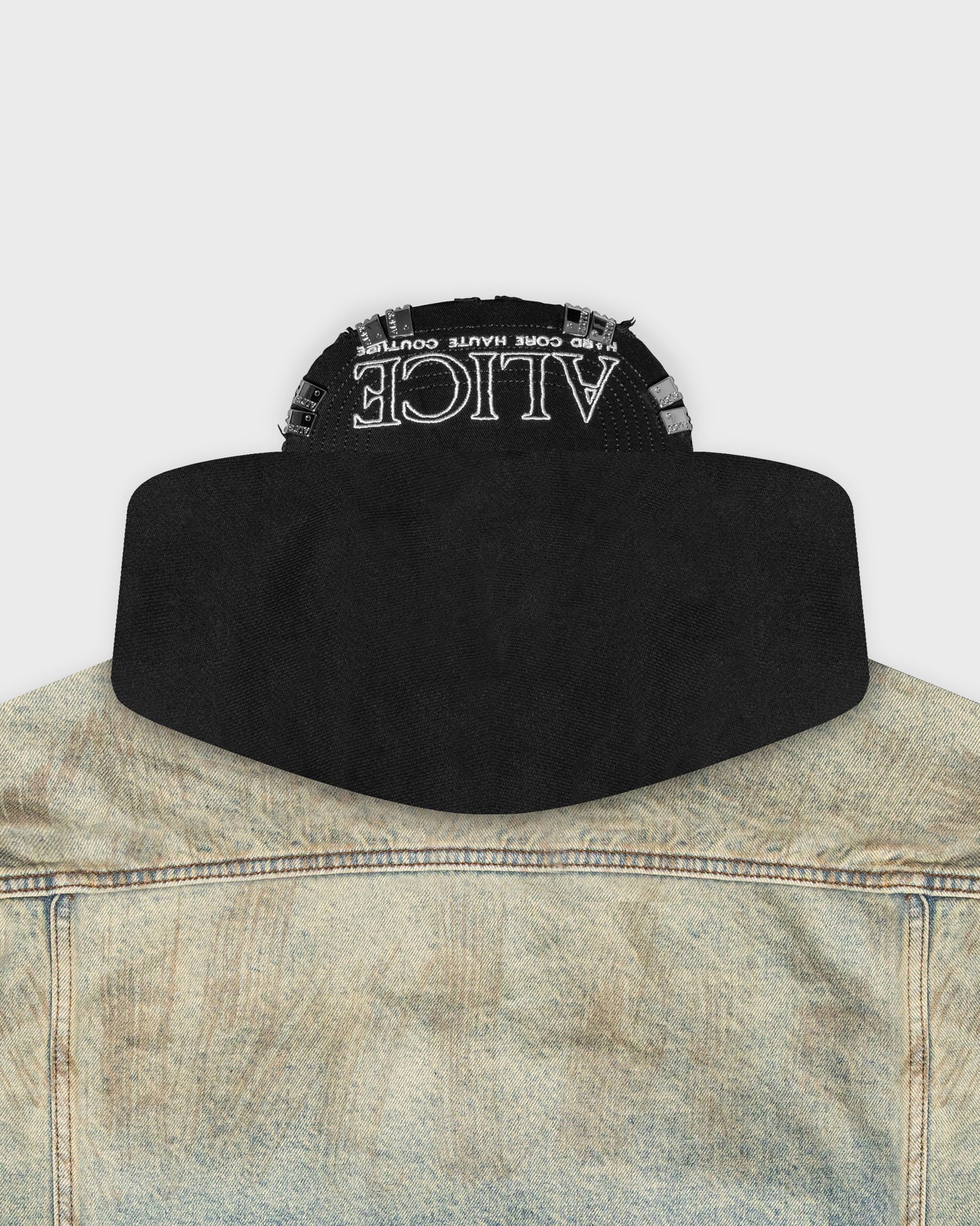 PALLADIUM HOODED TRUCKER JACKET (GARAGE WASH)