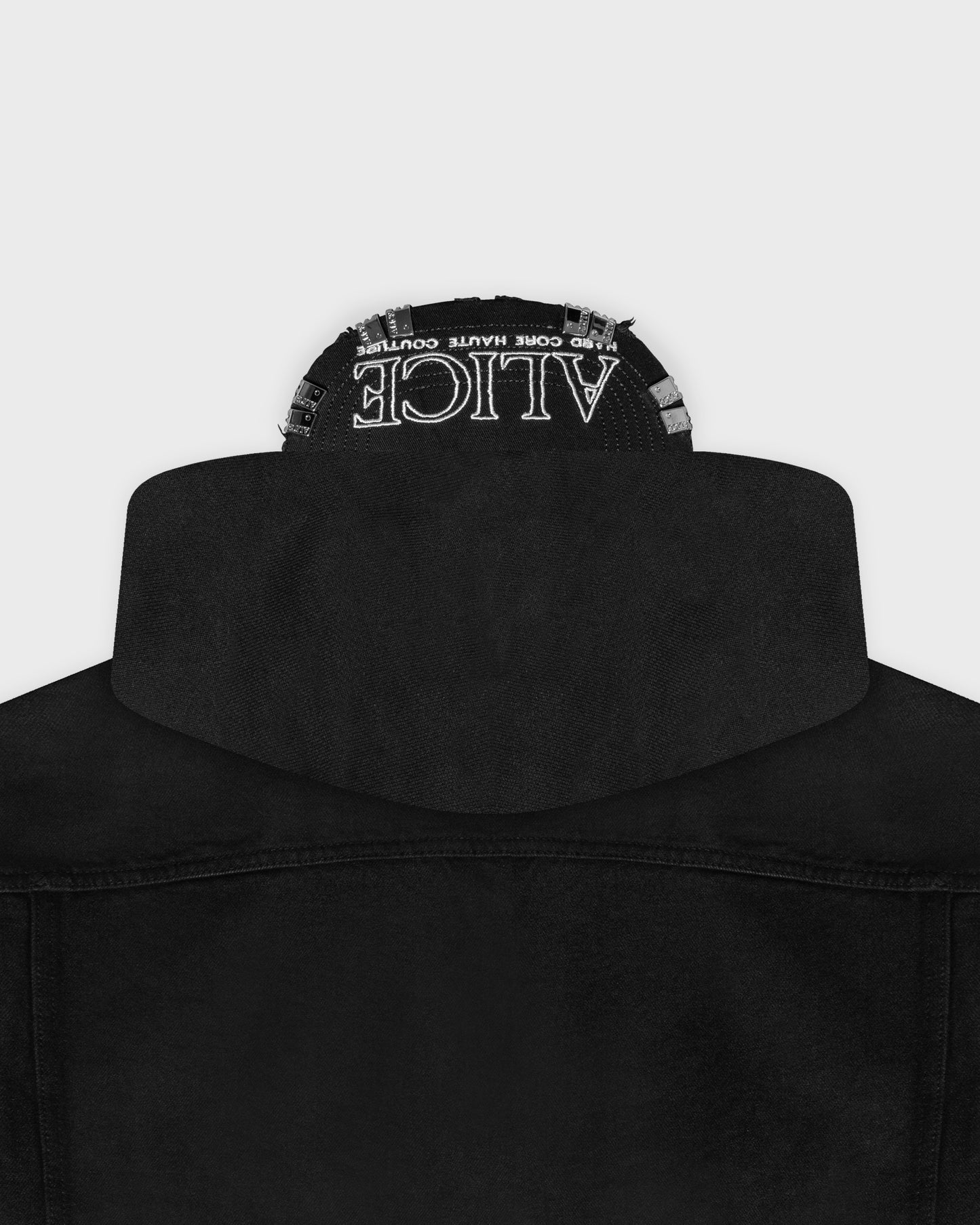 PALLADIUM HOODED TRUCKER JACKET (JET BLACK)