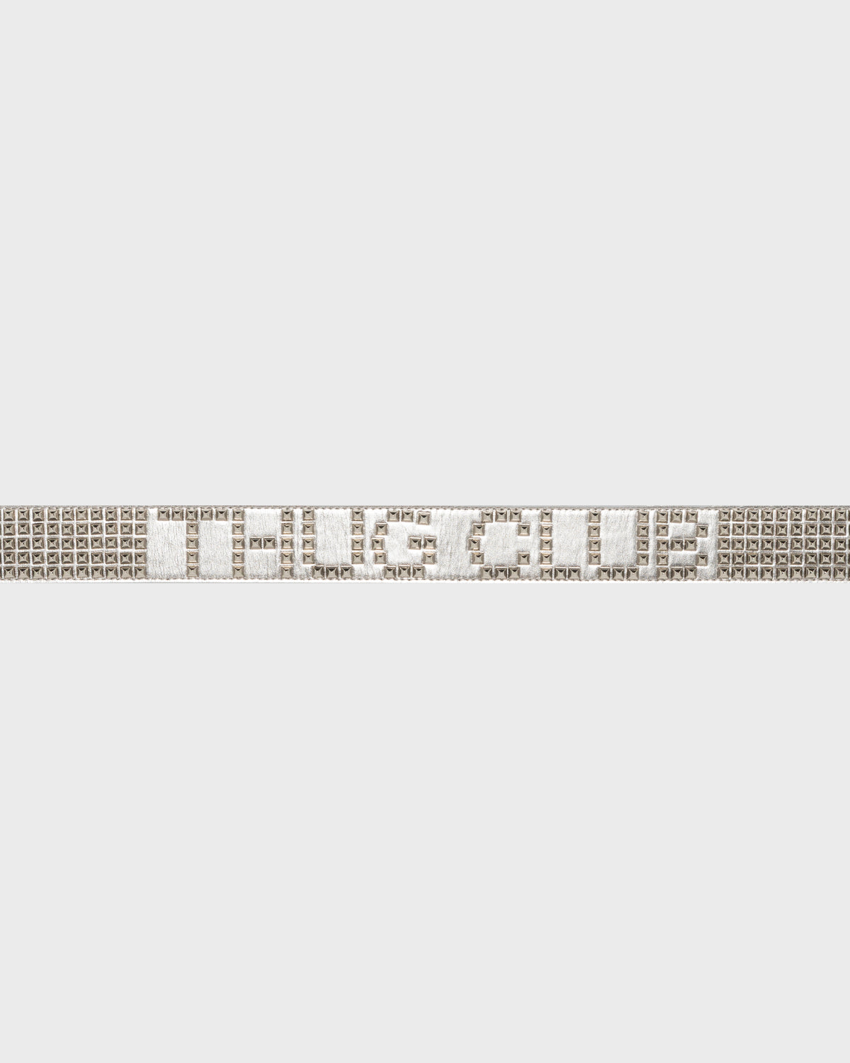 THUG CLUB STUD BELT (SILVER)