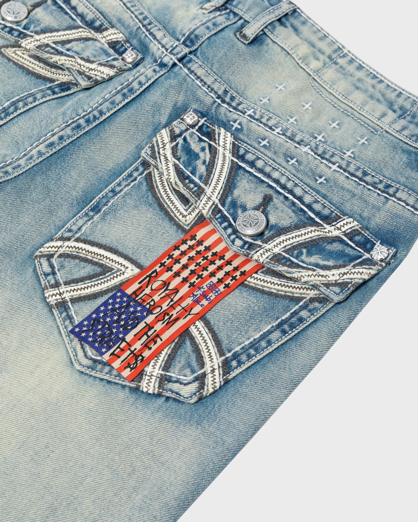 ALICE/KSUBI TORO JEANS (STONE WASH INDIGO)
