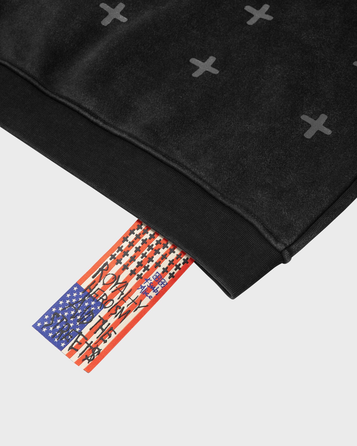 ALICE/KSUBI ZIP-UP HOODIE (BLACK)