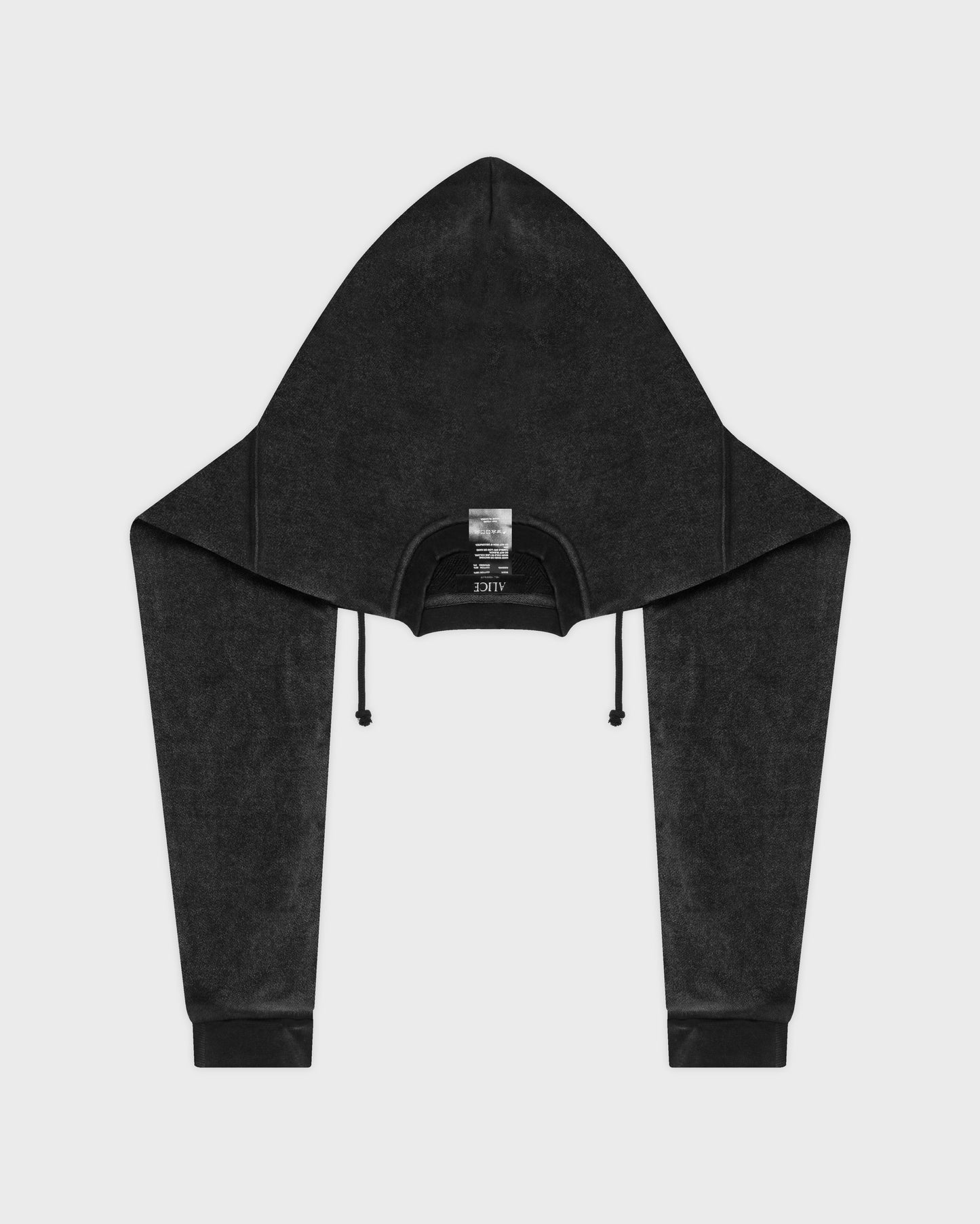 MOTO COUTURE HOOD SCARF (BLACK)