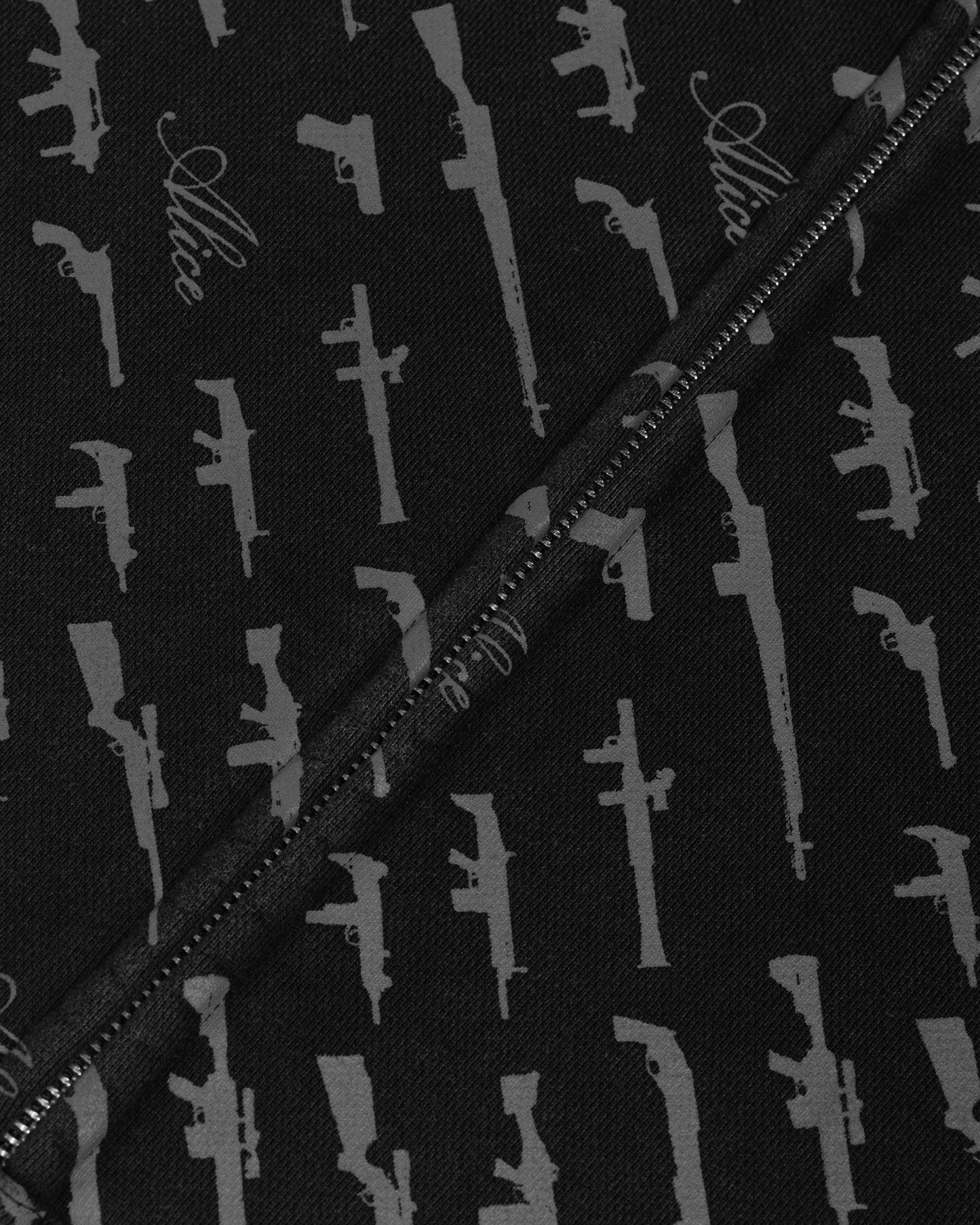 SHOOTER ZIP-UP HOODIE (BLACK)