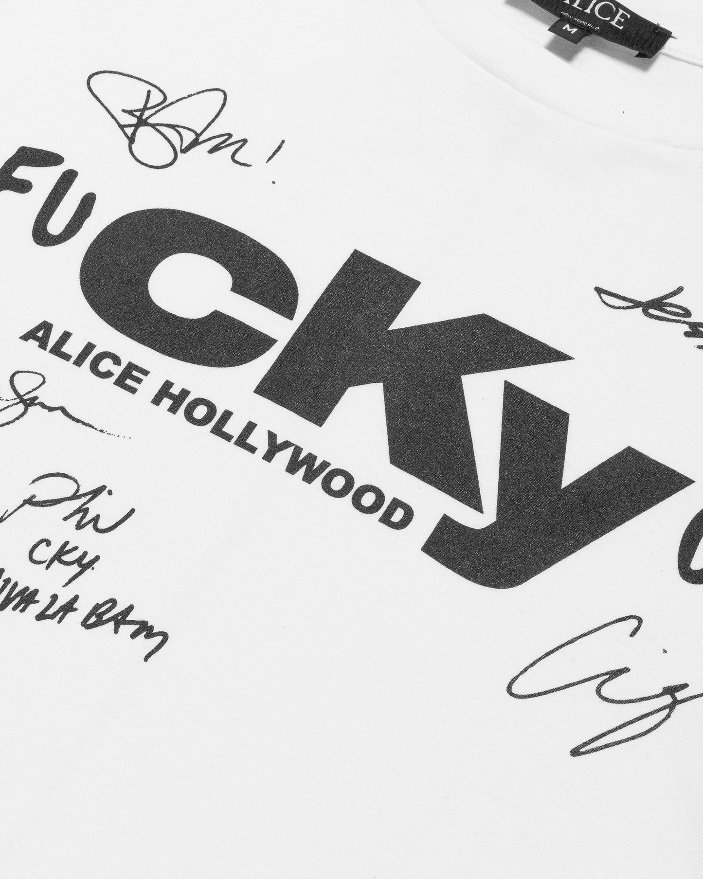 CKY AUTOGRAPH T-SHIRT (WHITE)