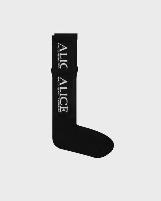ATELIER DOUBLE CREW SOCK (BLACK)