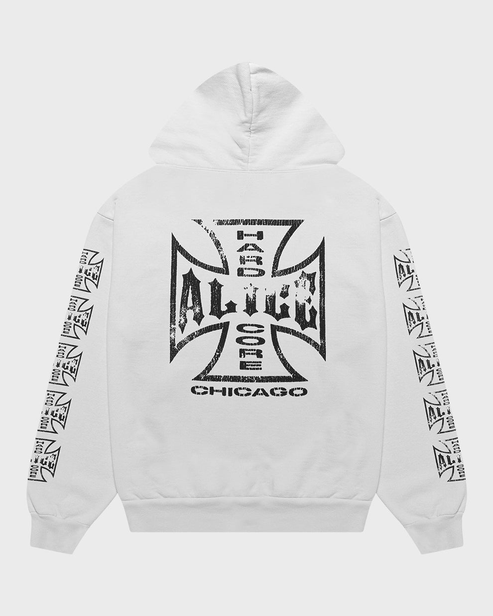 MOTO COUTURE ZIP-UP (WHITE)