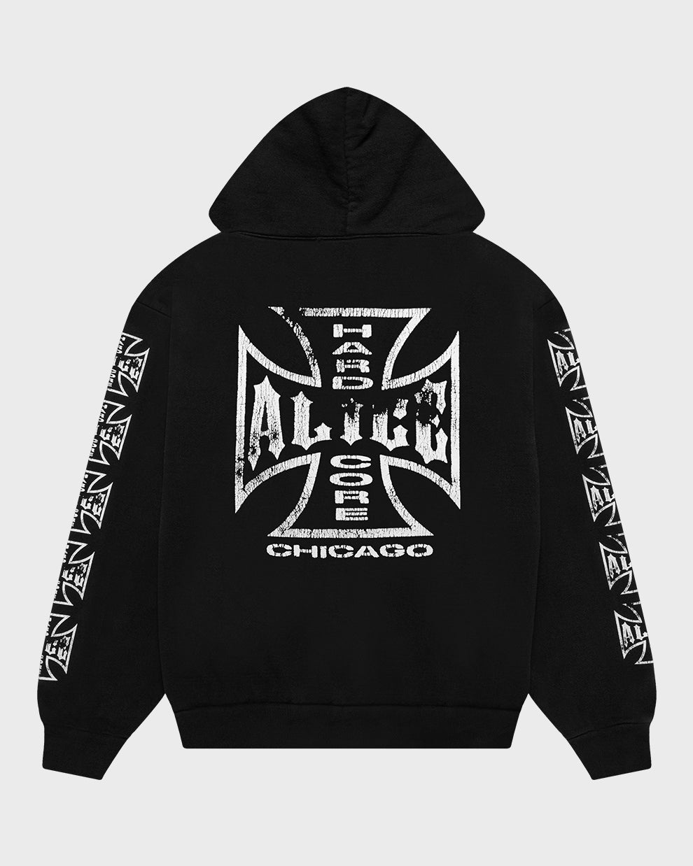 MOTO COUTURE ZIP-UP (BLACK)