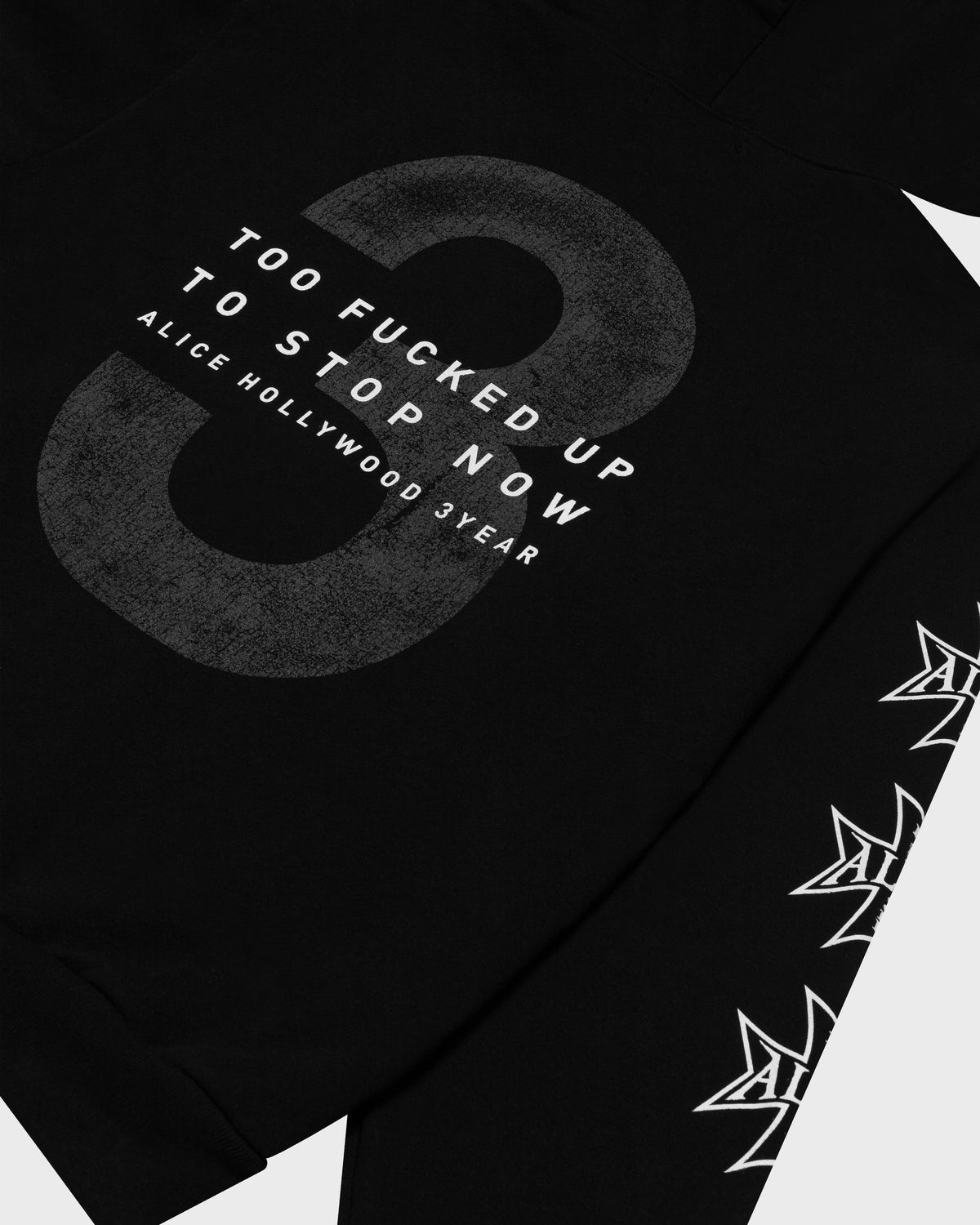 3 YEAR ANNIVERSARY ZIP HOODIE