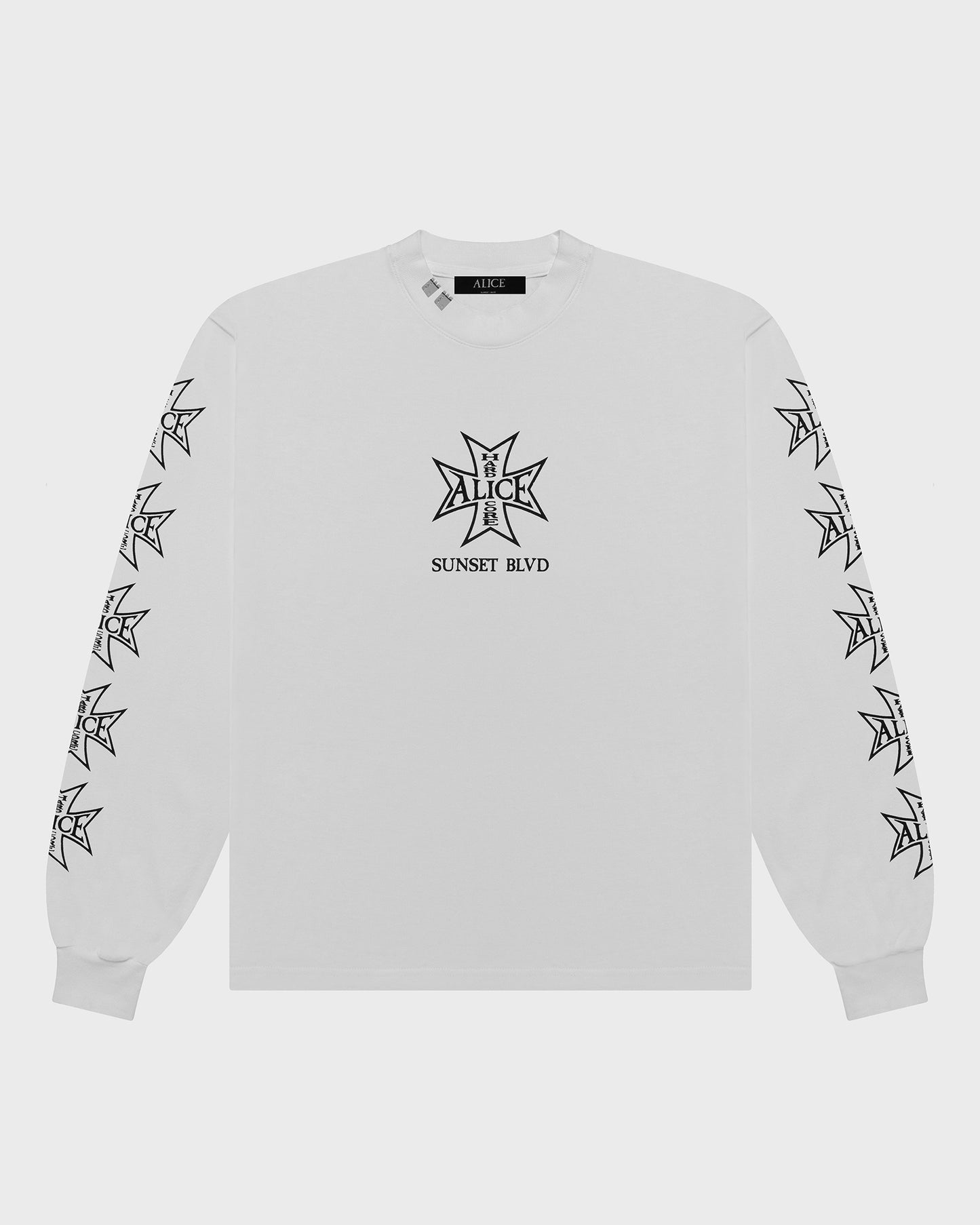 GODSTAR LONG SLEEVE T-SHIRT SUNSET BLVD EDITION (WHITE)