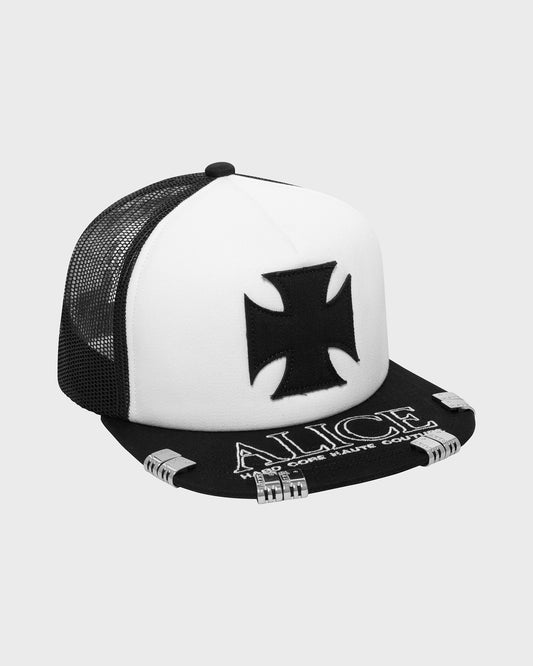 ATELIER TRUCKER CAP (BLACK/WHITE)