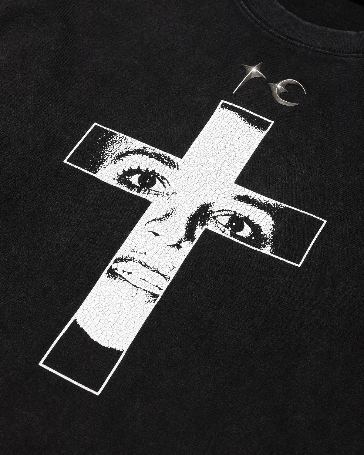 THUG CLUB LAYERED LONGSLEEVE T-SHIRT (BLACK)