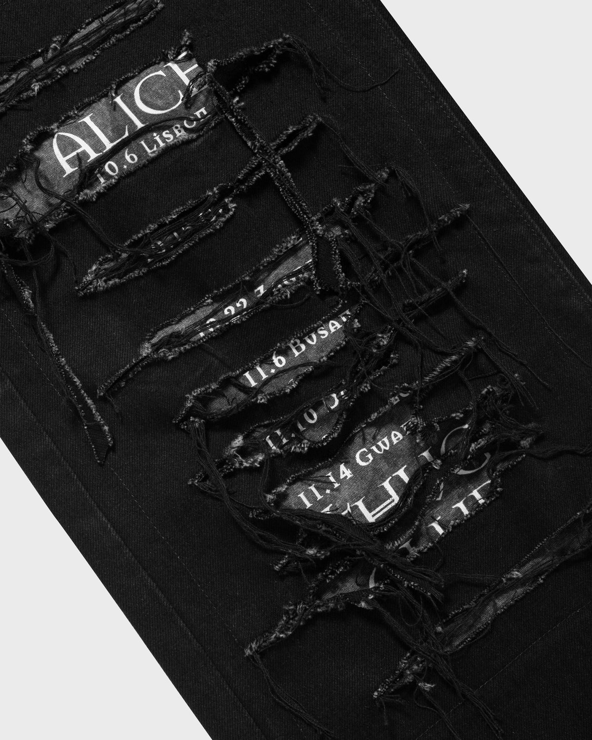 THUG CLUB TOUR JEANS (JET BLACK)