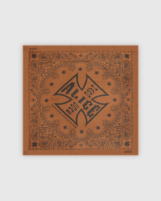 OVERSIZED VEIL SCARF (BROWN)