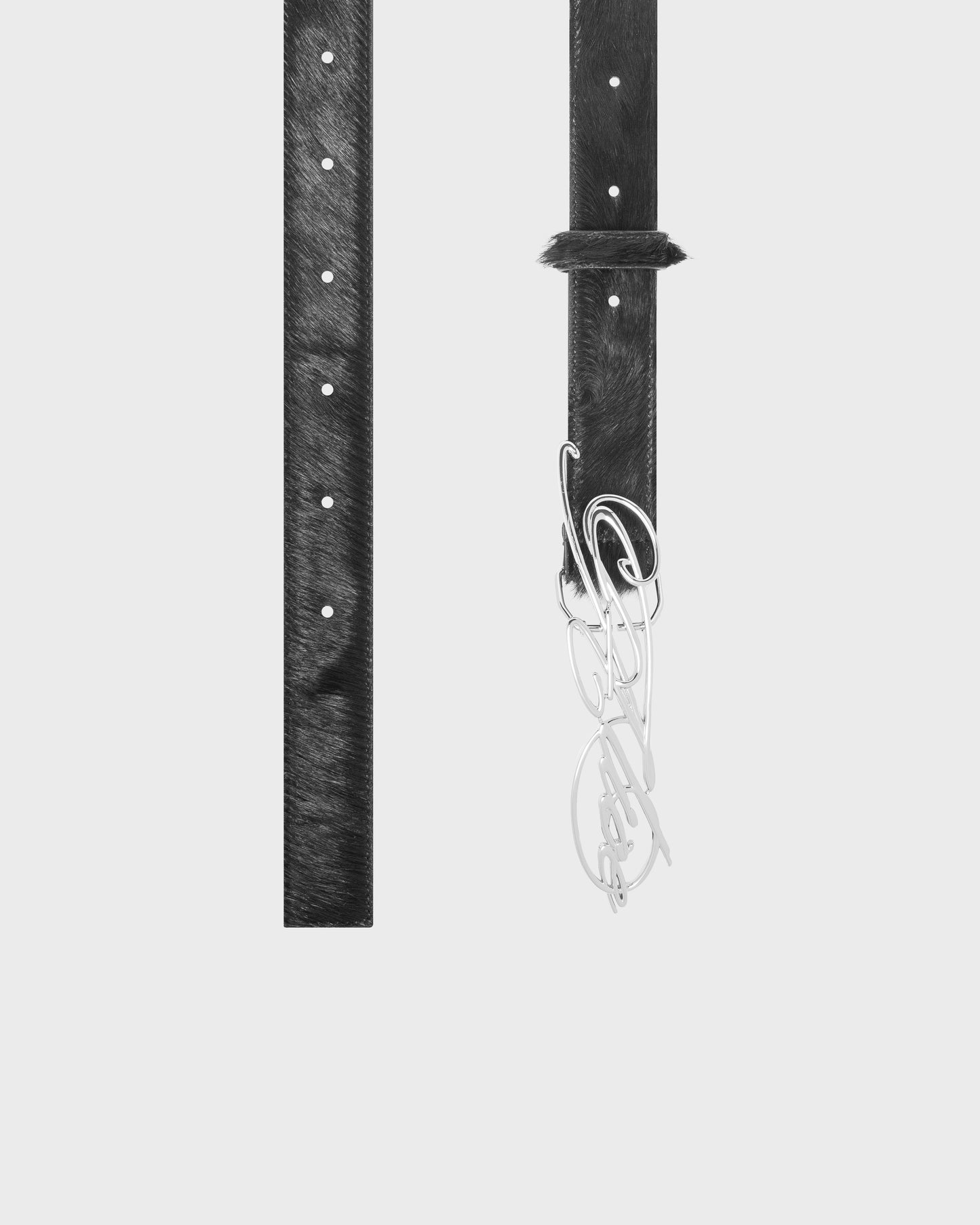 ENTH FUR BELT (BLACK PONY)