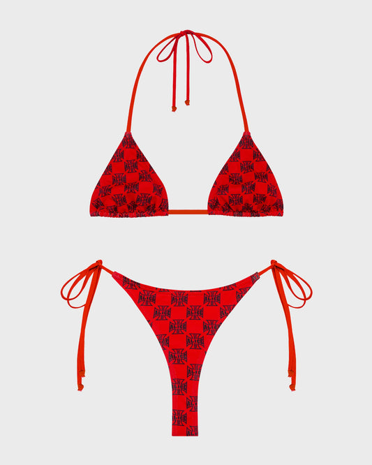 MOTO COUTURE BIKINI (RED)