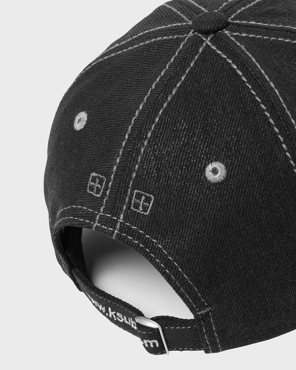 KSUBI/ALICE ATELIER LOGO CAP (BLACK WAX)