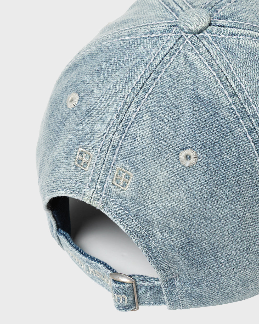 KSUBI/ALICE ATELIER LOGO CAP (STONE WASH INDIGO)