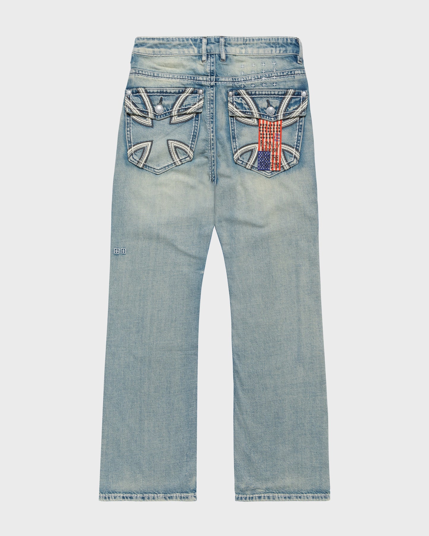 ALICE/KSUBI TORO JEANS (STONE WASH INDIGO)