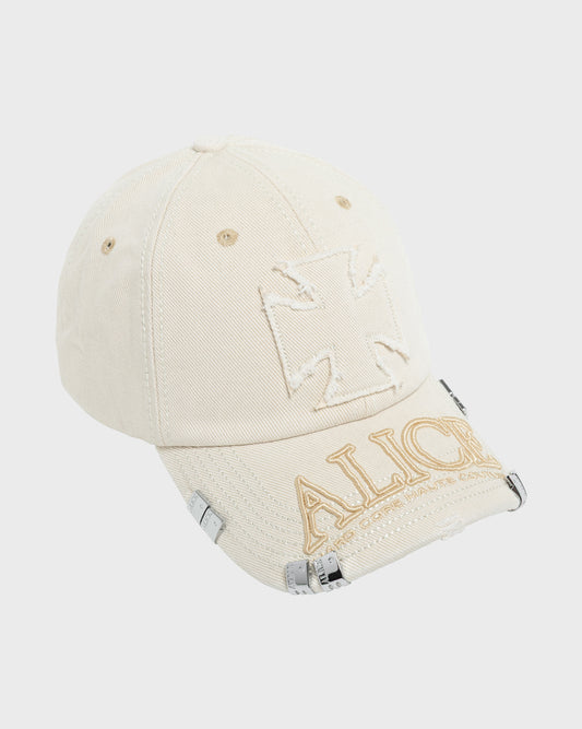 KSUBI/ALICE ATELIER LOGO CAP (IVORY)