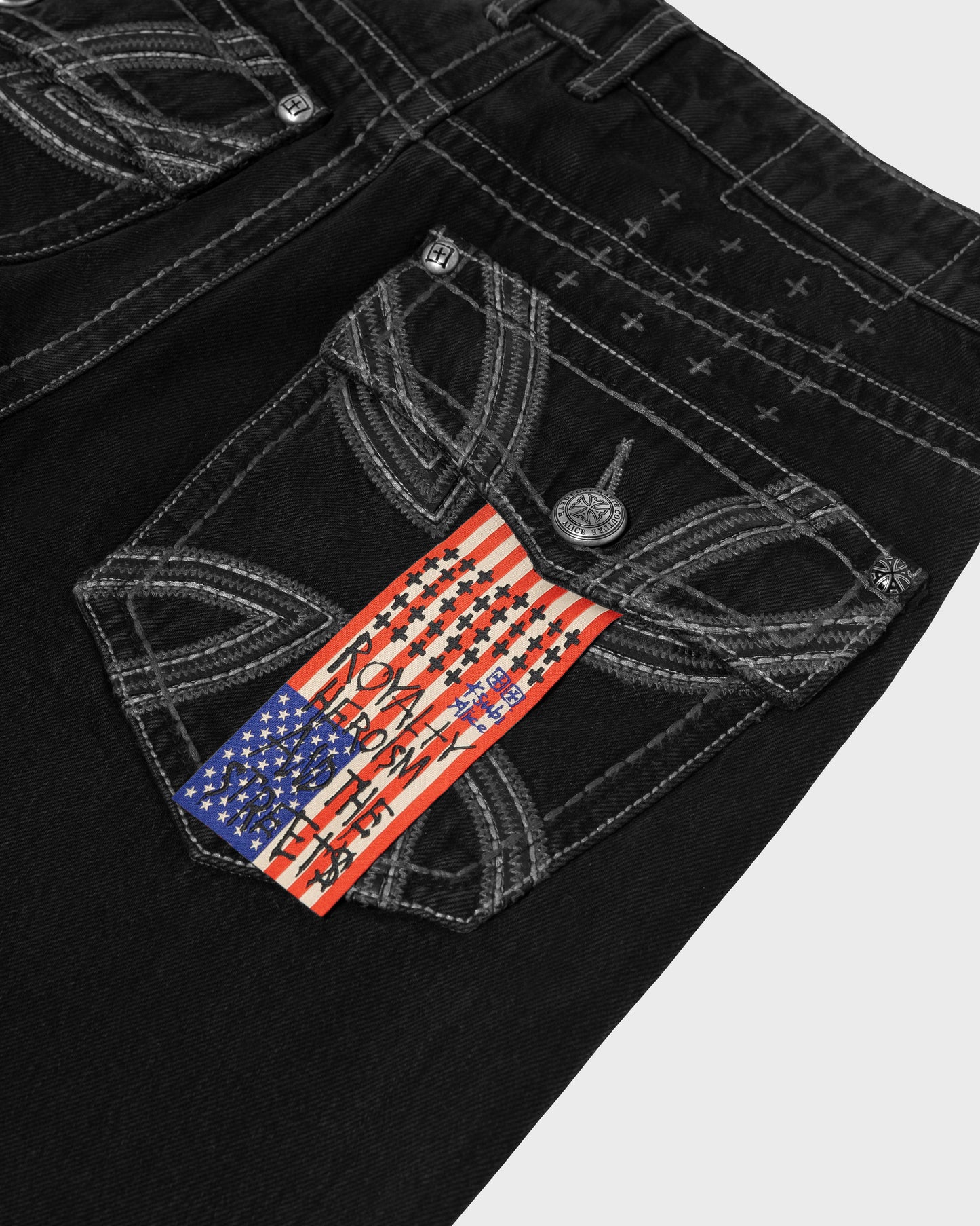 ALICE/KSUBI TORO JEANS (BLACK WAX)