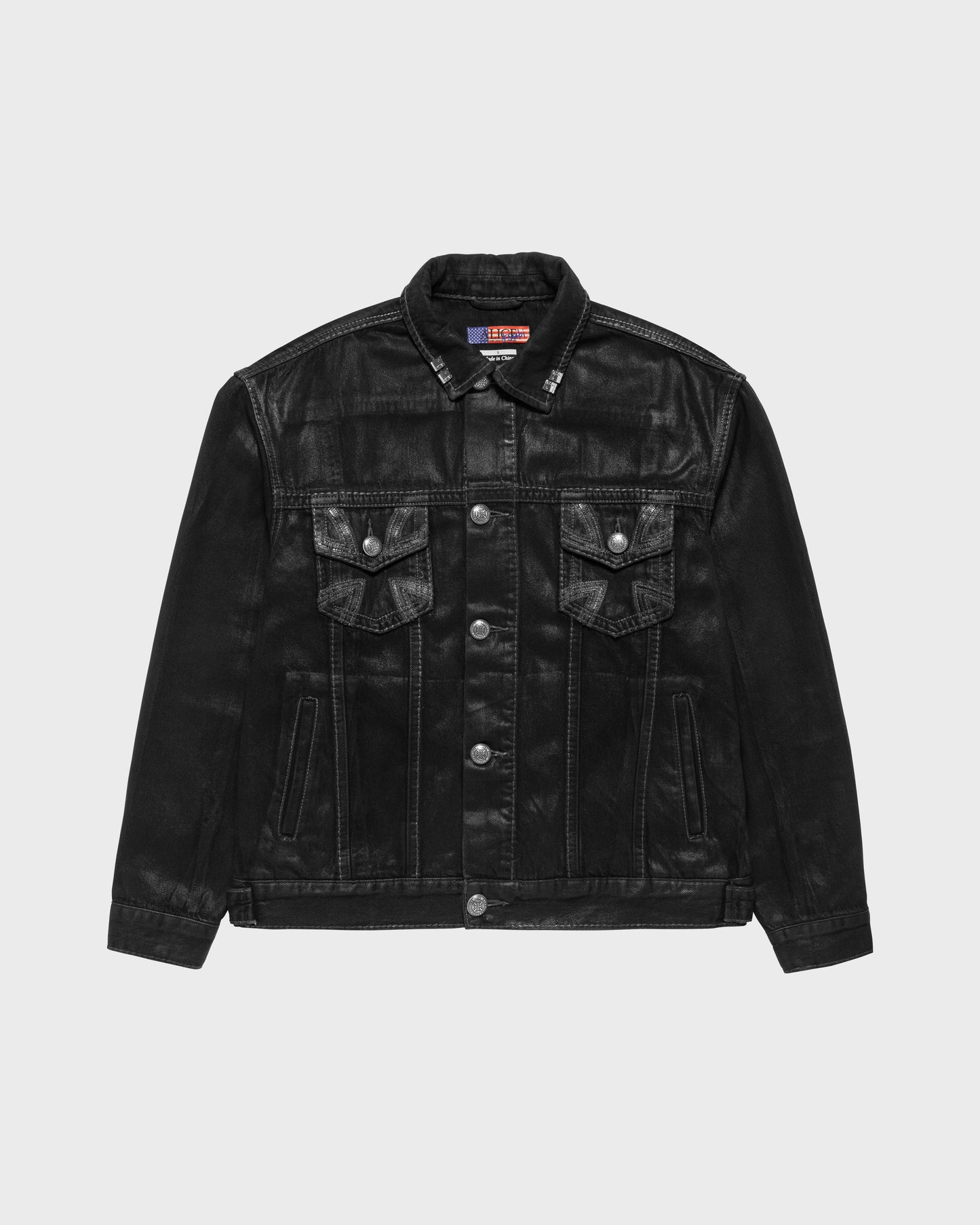 ALICE/KSUBI TRUCKER JACKET (BLACK WAX)