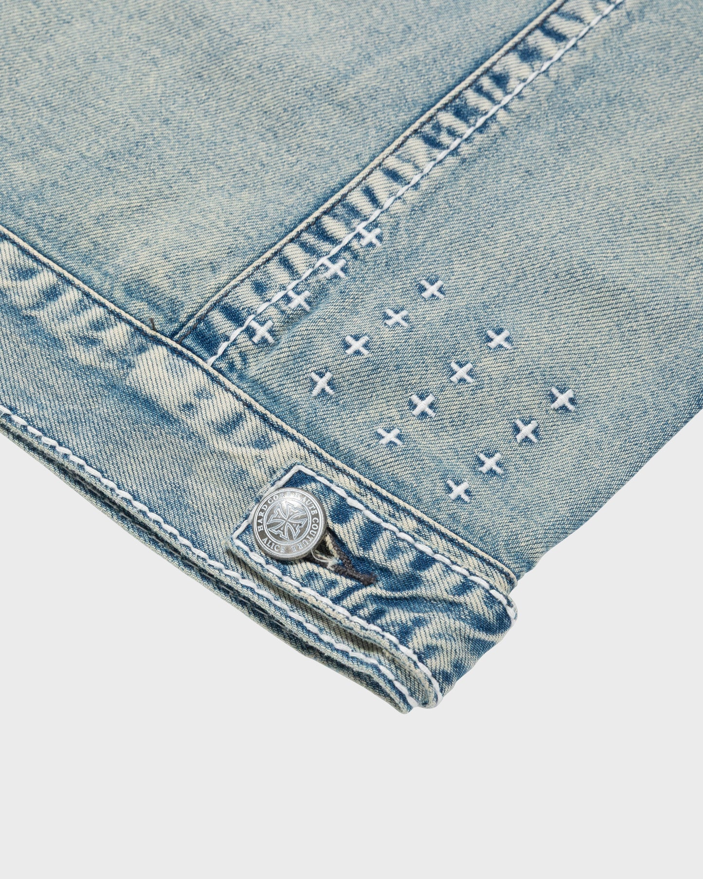 ALICE/KSUBI TRUCKER JACKET (STONE WASH INDIGO)