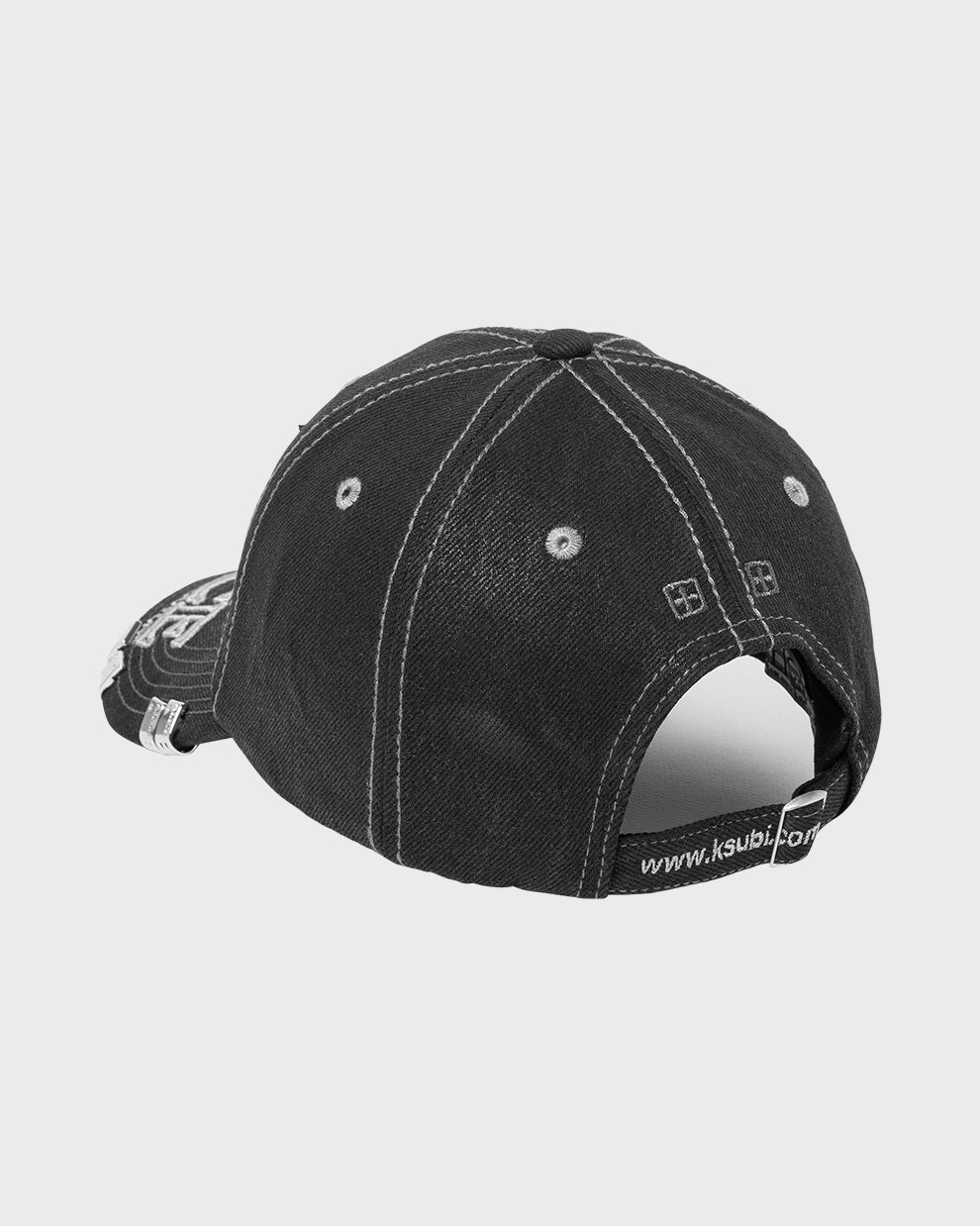 KSUBI/ALICE ATELIER LOGO CAP (BLACK WAX)