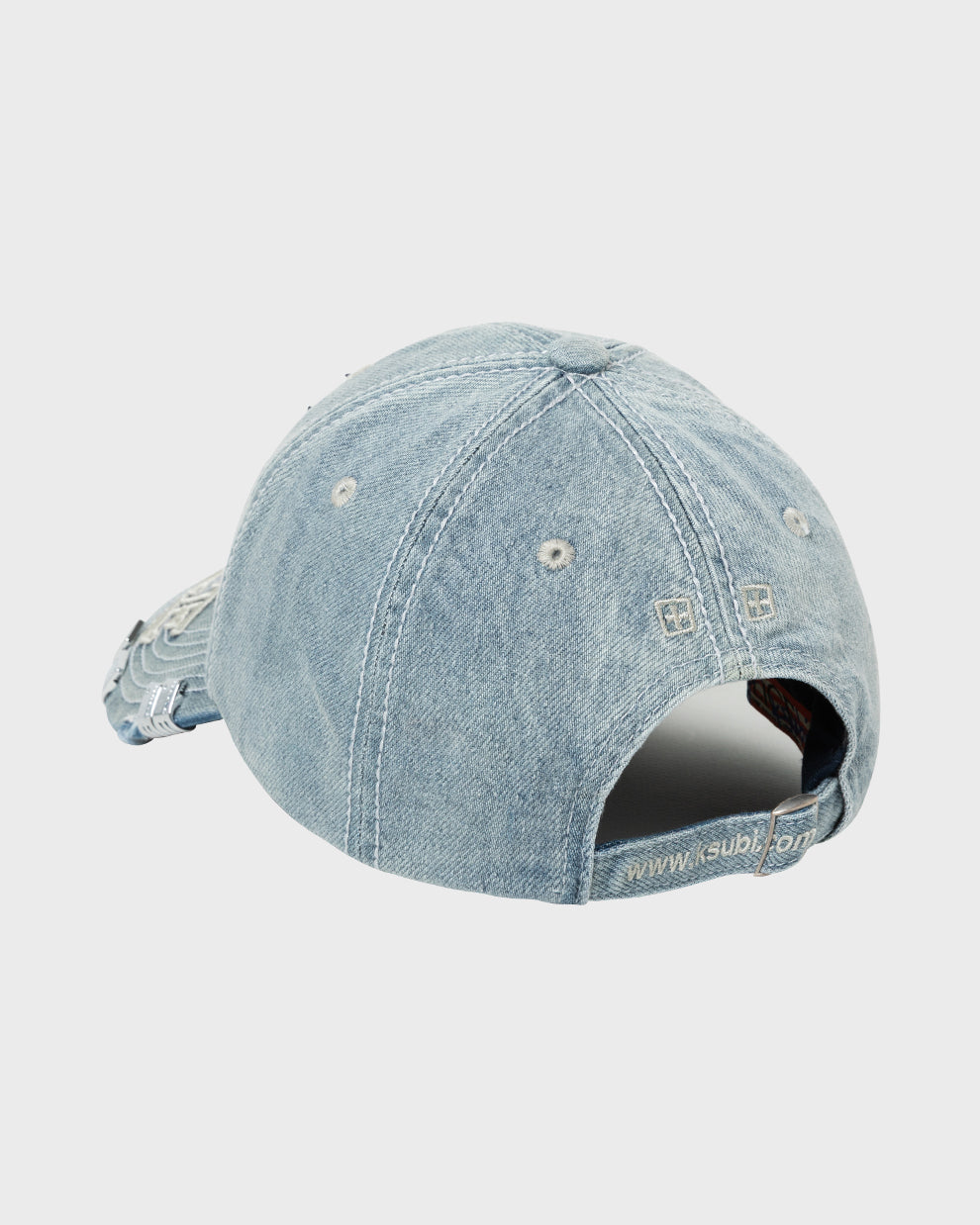 KSUBI/ALICE ATELIER LOGO CAP (STONE WASH INDIGO)