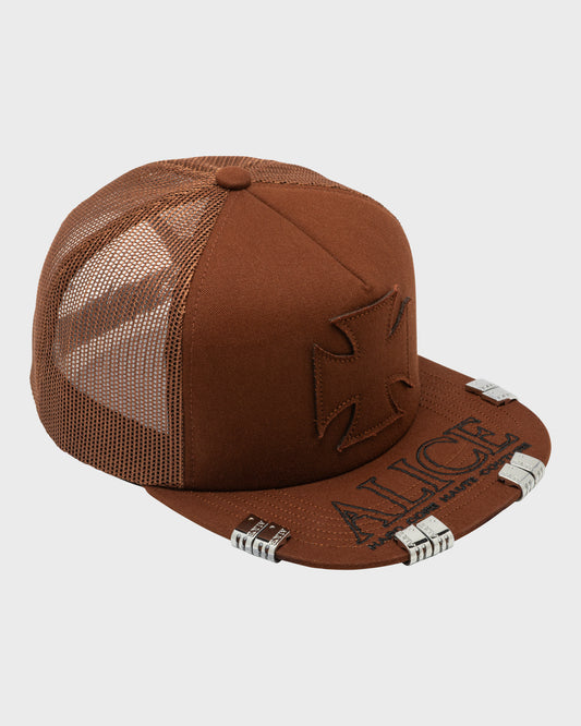 ATELIER TRUCKER CAP (BROWN)