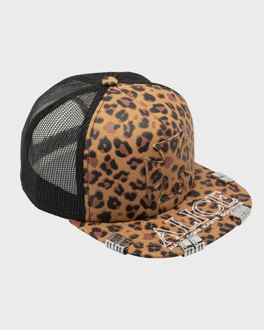 ATELIER TRUCKER CAP (LEOPARD)