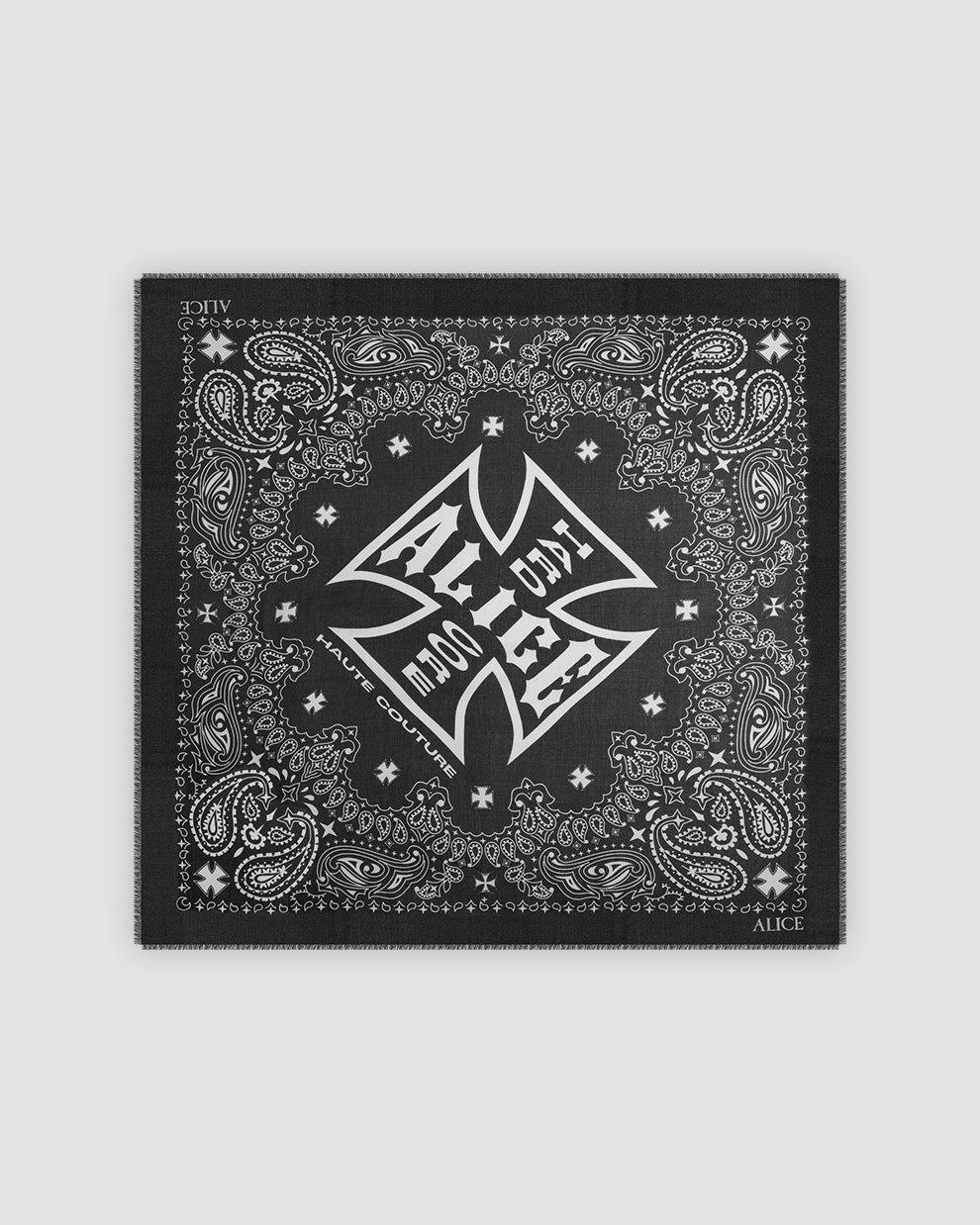 OVERSIZED VEIL SCARF (BLACK)