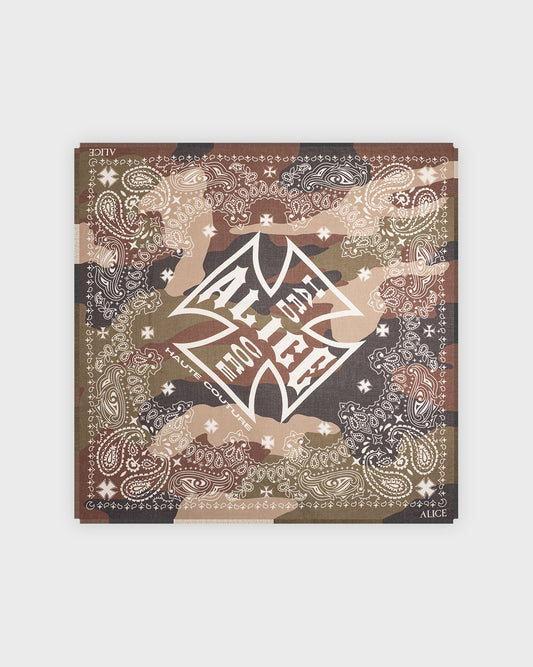 OVERSIZED VEIL SCARF (WOODLAND CAMO)