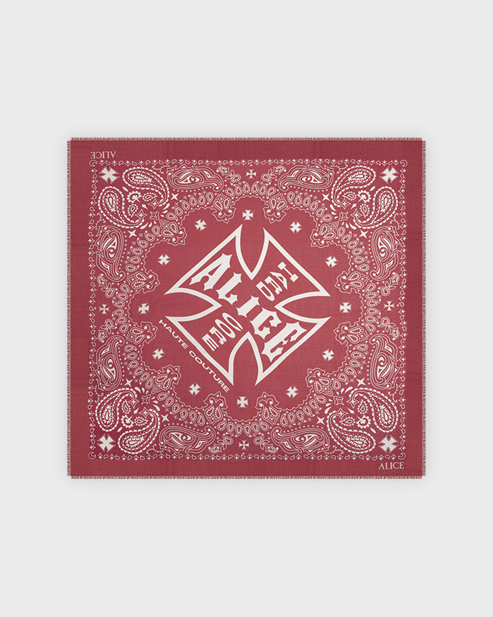 OVERSIZED VEIL SCARF (WINE)