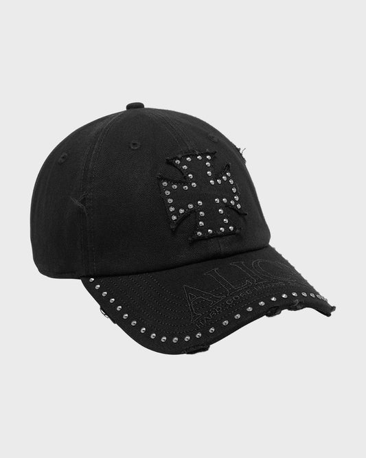 ATELIER STUD CAP (BLACK/GUNMETAL)