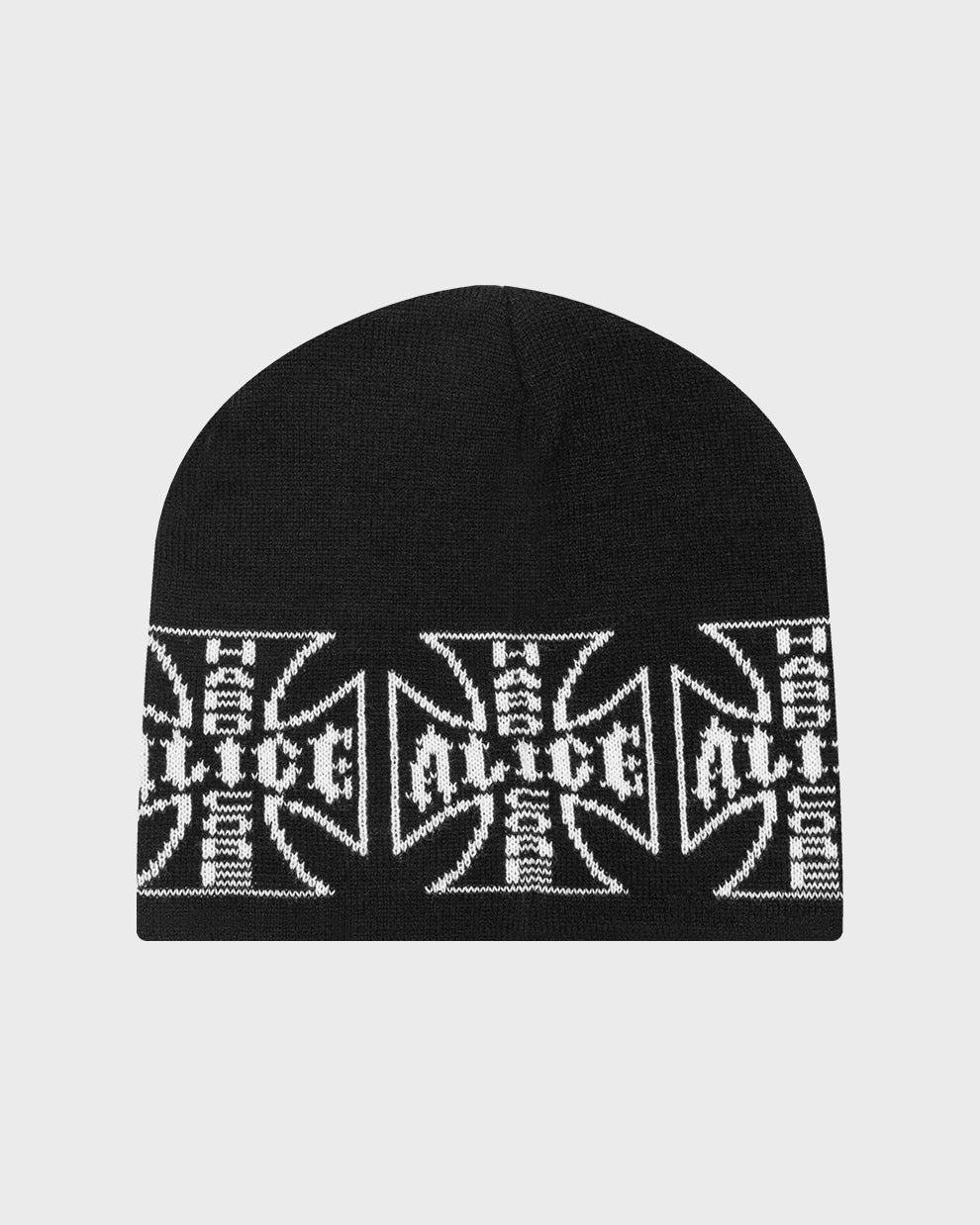 TRIPLE CROSS MOTO BEANIE (BLACK)