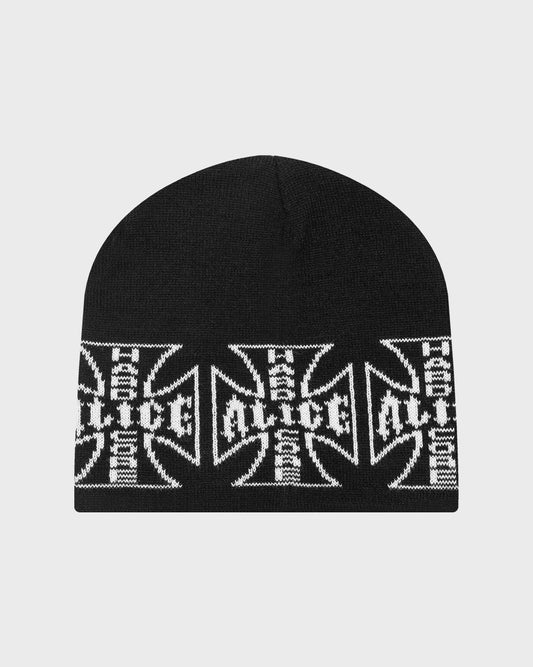 TRIPLE CROSS MOTO BEANIE (BLACK)