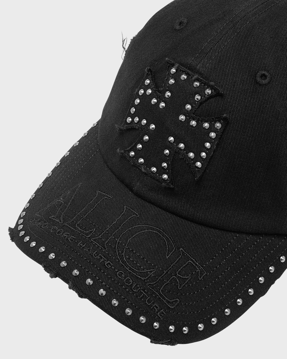 ATELIER STUD CAP (BLACK/GUNMETAL)
