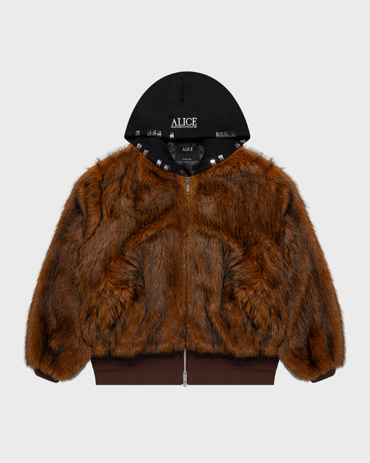 MARILYN FUR BOMBER JACKET