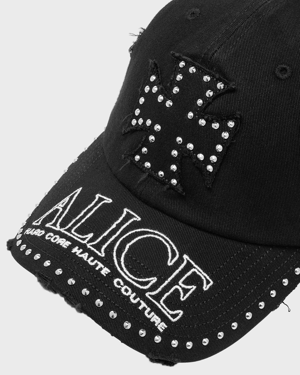 ATELIER STUD CAP (WHITE/CHROME)