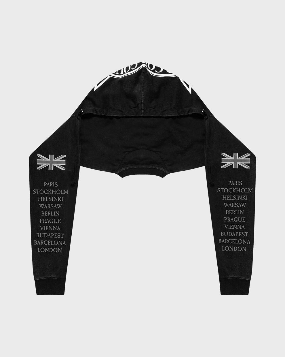 EUROTRIP HOOD SCARF (BLACK)