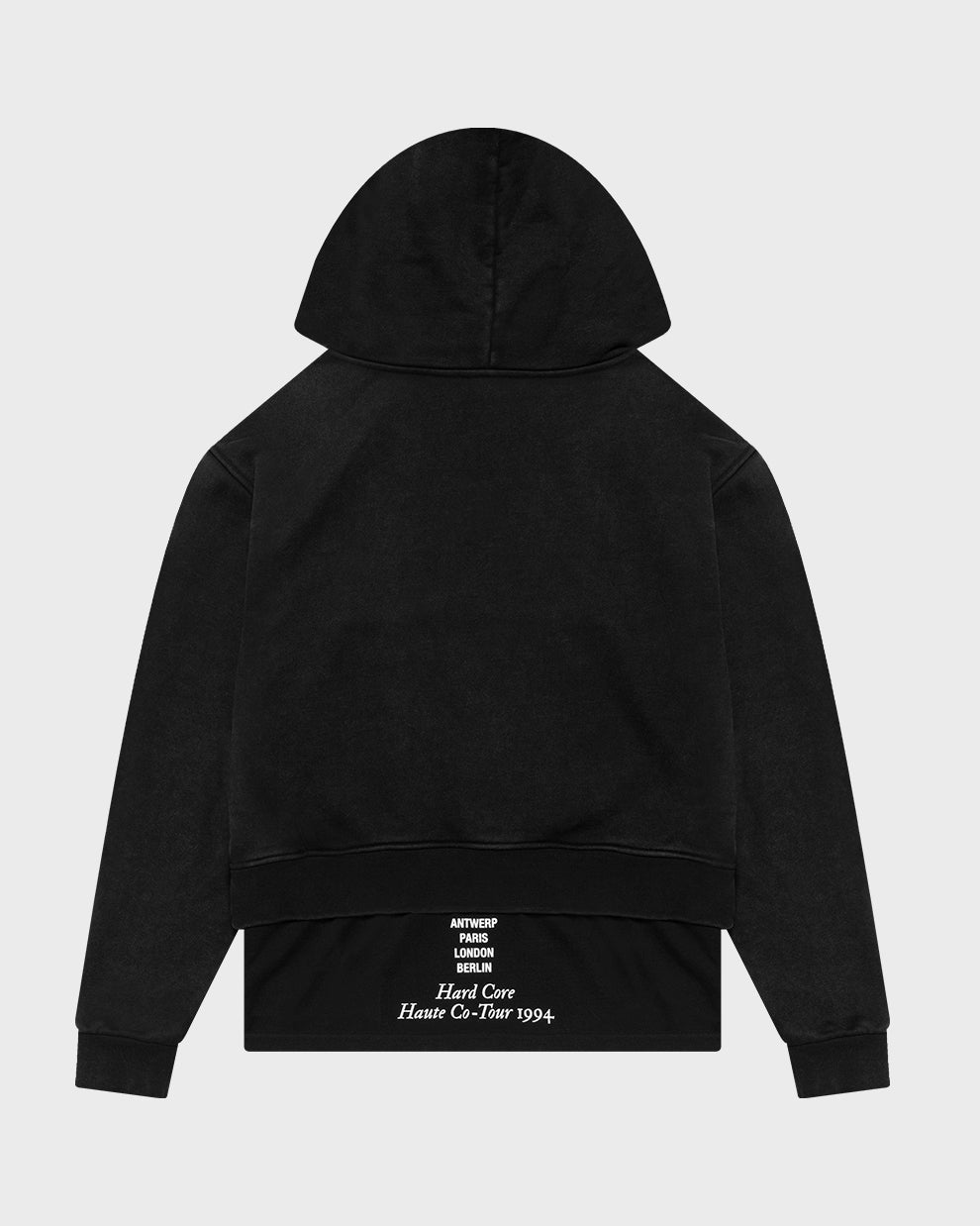 CO-TOUR LAYERED HOODIE (BLACK)