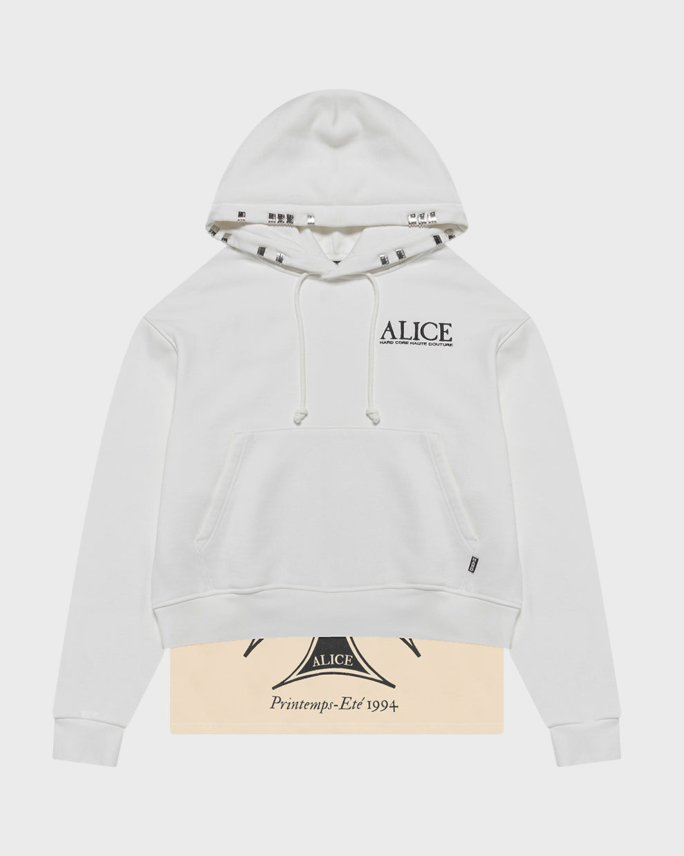 CO-TOUR LAYERED HOODIE (WHITE)