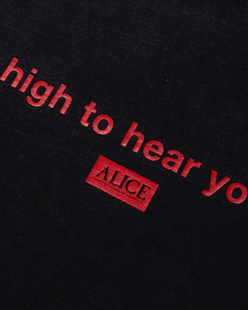 TOO HIGH OVERSIZED HEAVY T-SHIRT – ALICE HOLLYWOOD