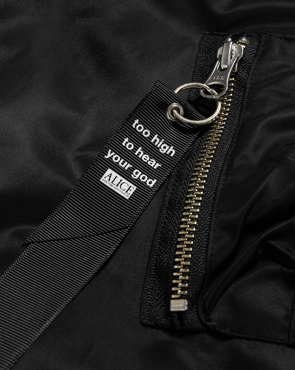 HOODED ATELIER BOMBER JACKET