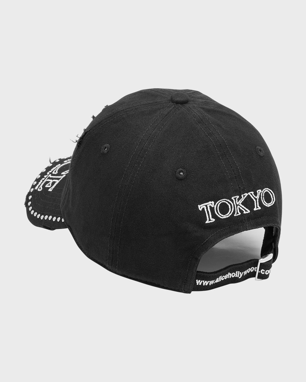 ATELIER STUD CAP (WHITE/CHROME)