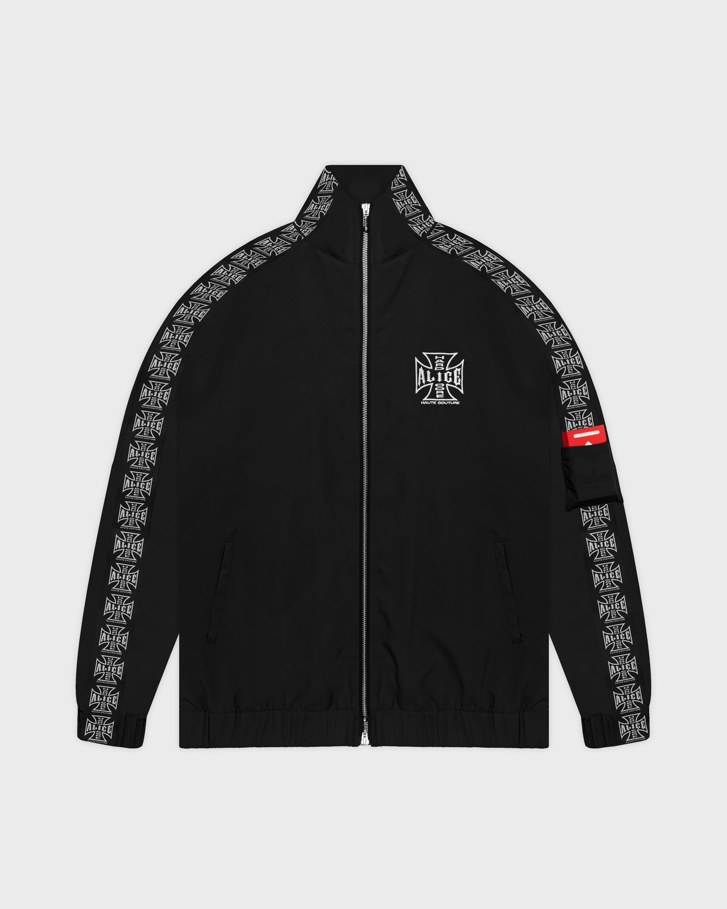 MOTO COUTURE TRACK JACKET (BLACK)