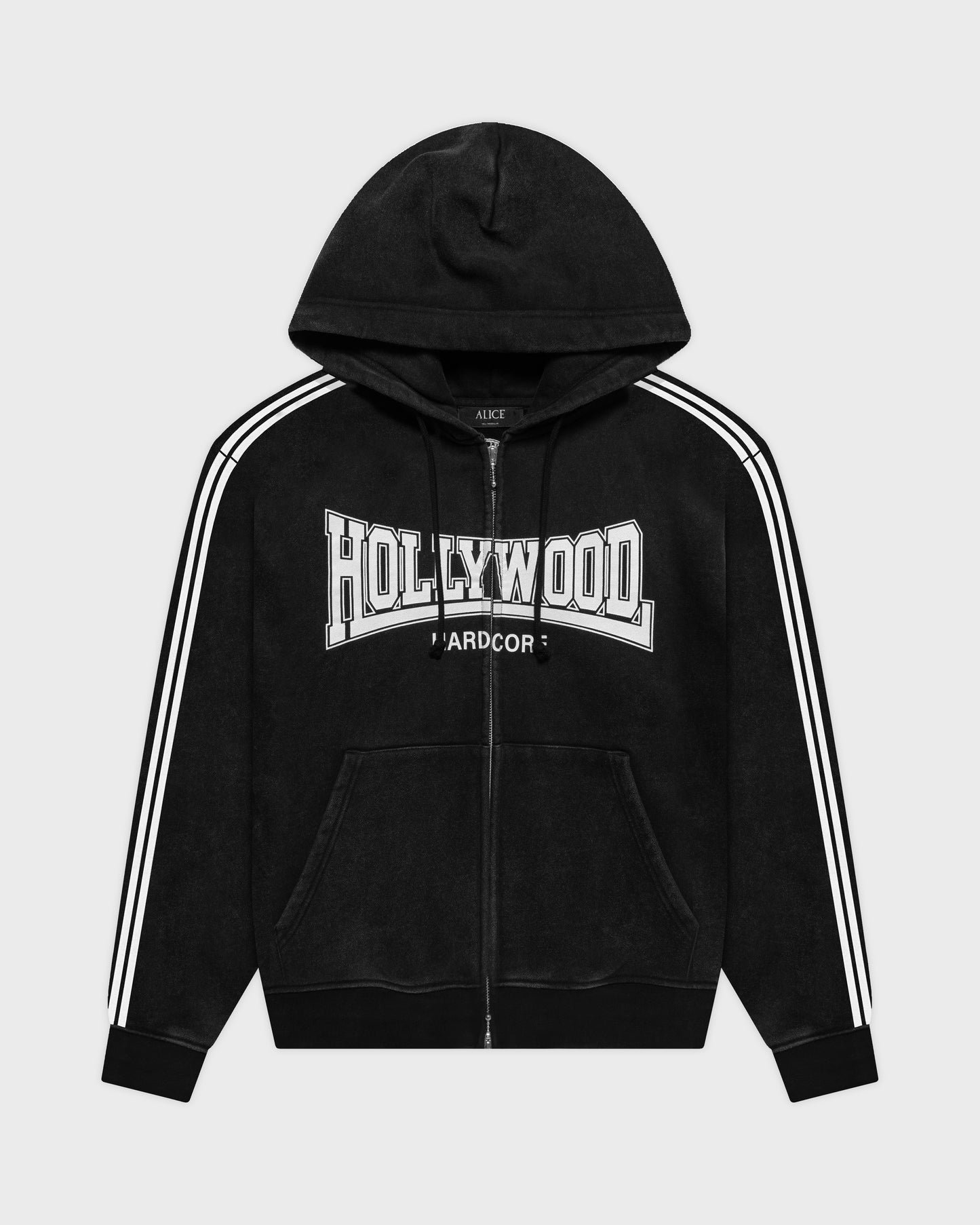 HOLLYWOOD HARDCORE ZIP-UP (BLACK)