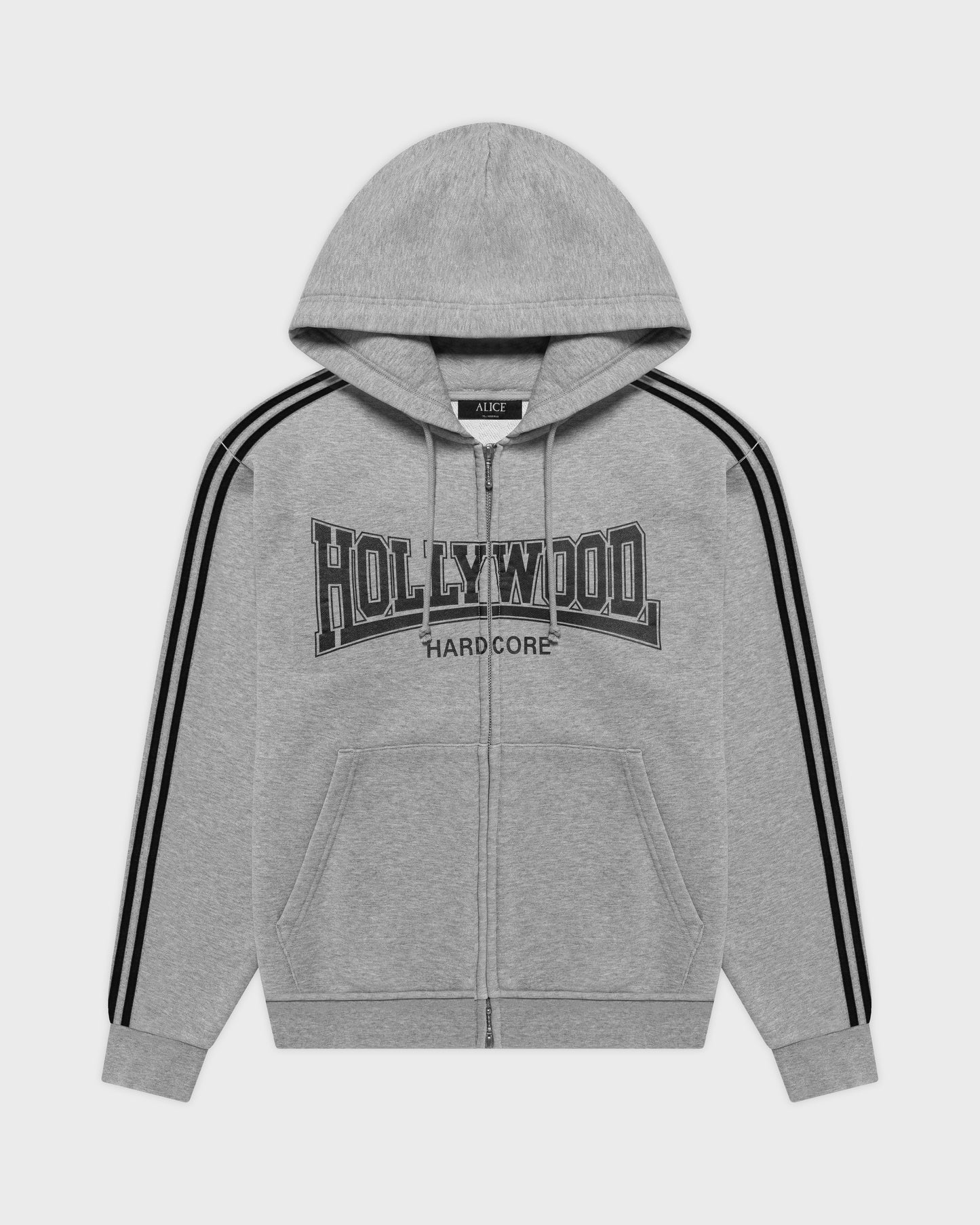HOLLYWOOD HARDCORE ZIP-UP (GRAY)