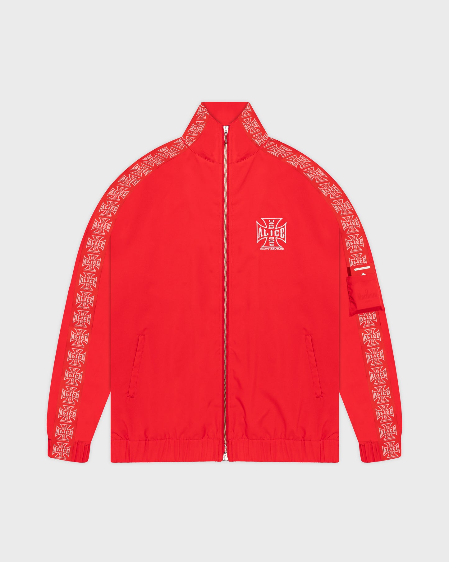 MOTO COUTURE TRACK JACKET (RED)