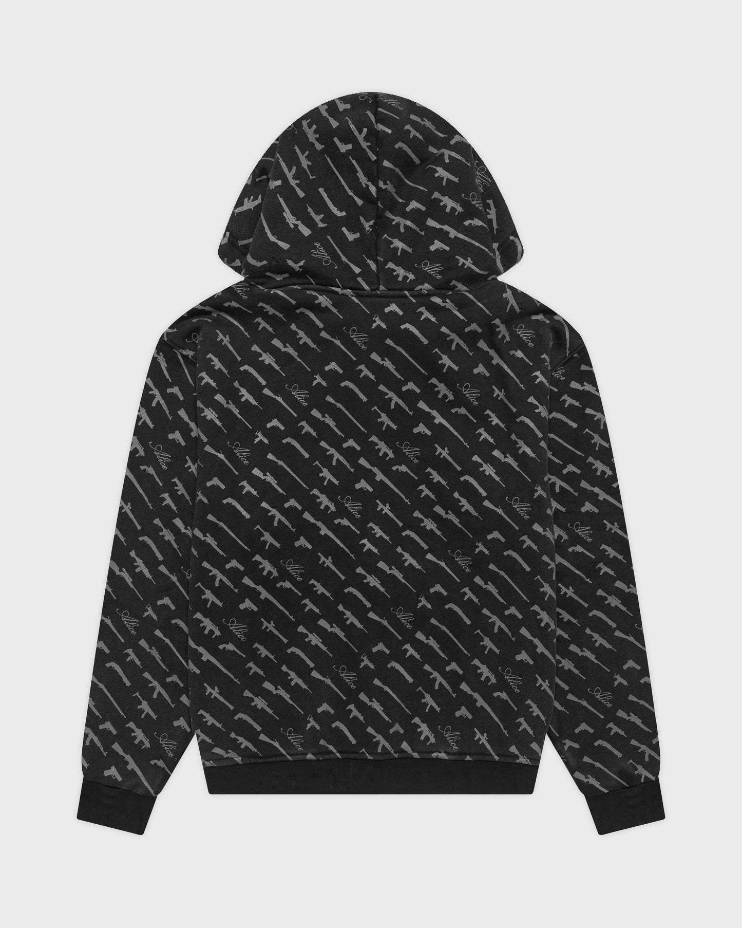 SHOOTER ZIP-UP HOODIE (BLACK)